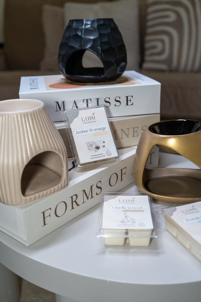 Luxe starterspakket - 5x waxmelts + GRATIS geurbrander
